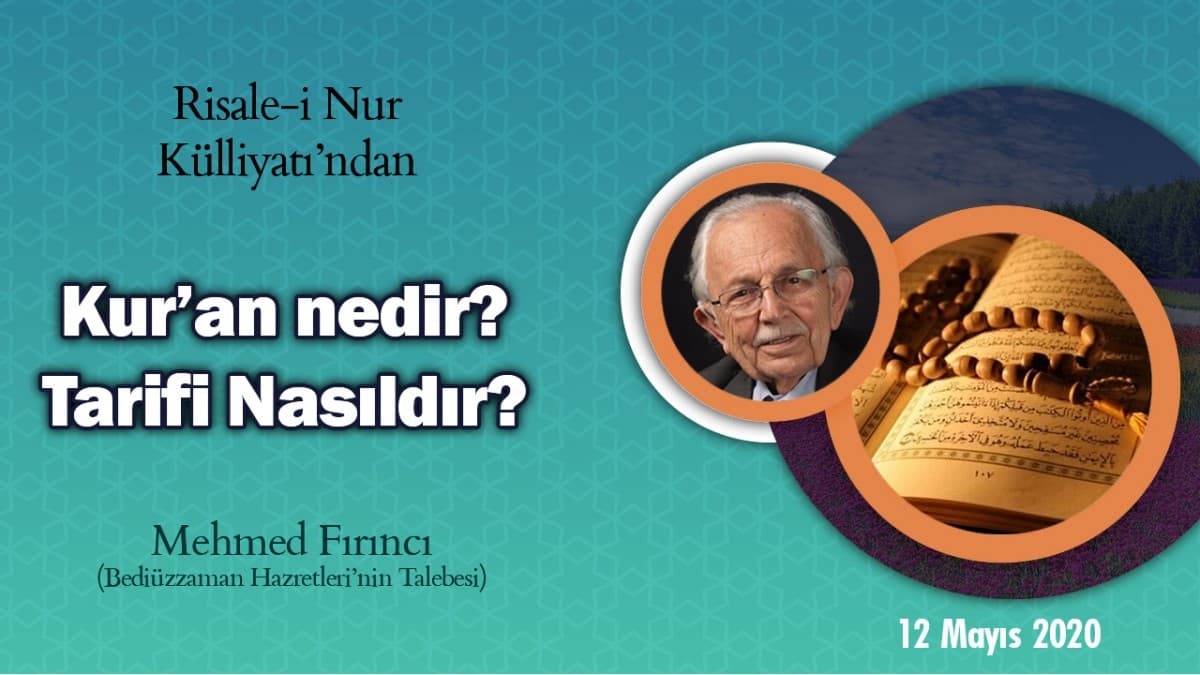 Fırıncı abi'den Dersler (Kur'an Nedir Tarifi Nasıldır?)