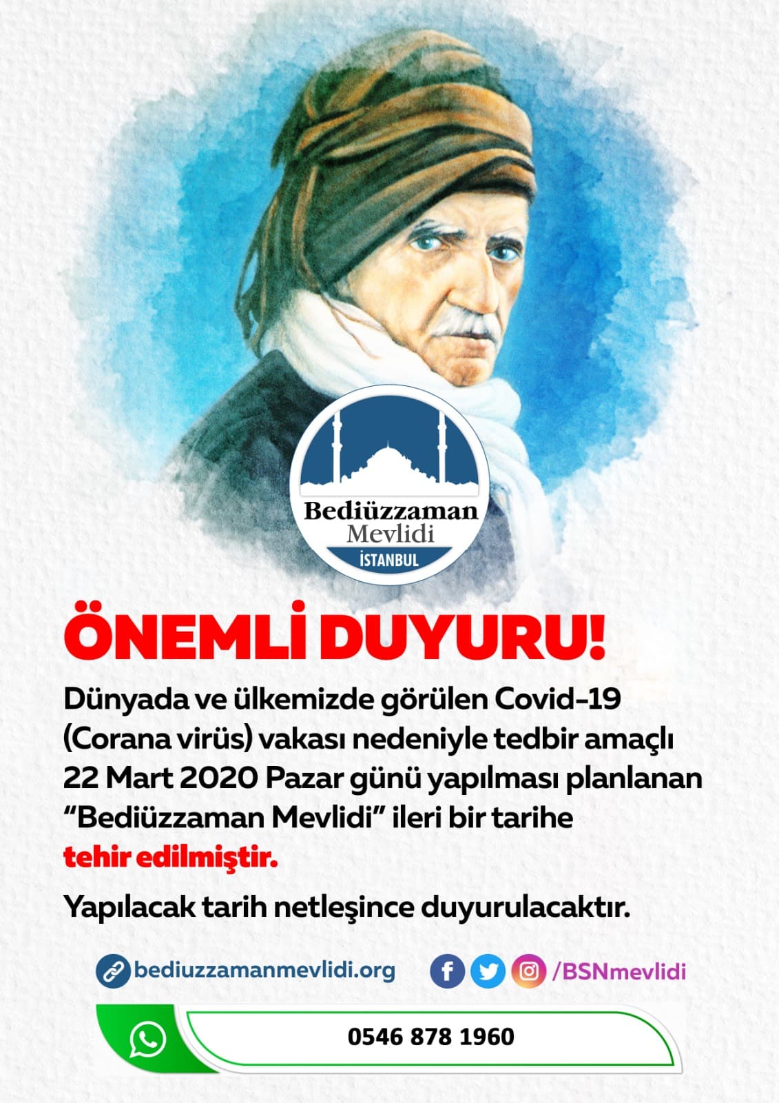 ÖNEMLİ DUYURU!