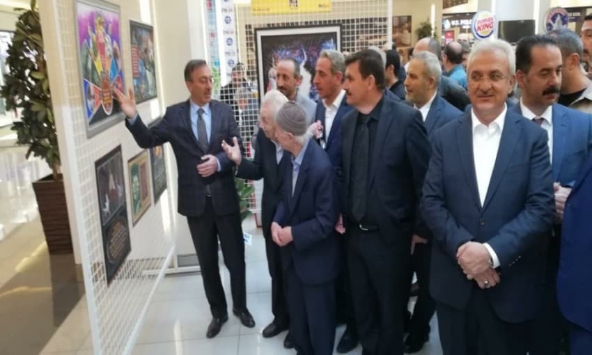 أُفتتح معرض رأفت كاوكشو في أرذنجان بعنوان " من الموت إلى الخلود :الوحدانية والحشر"