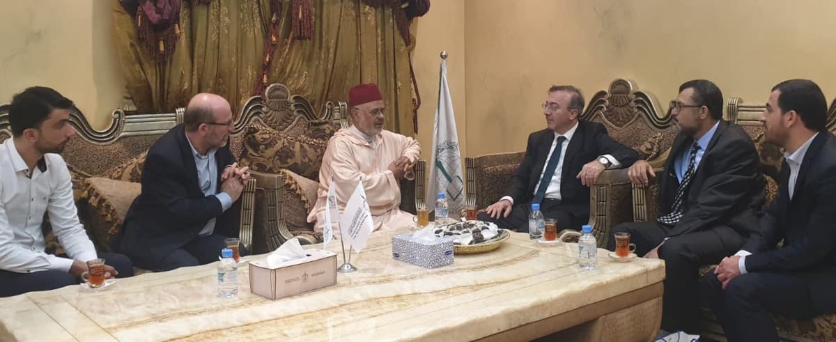الهيئة التنفيذية لمؤسسة اسطنبول للثقافة والعلوم في زيارة الى اتحاد علماء المسلمين