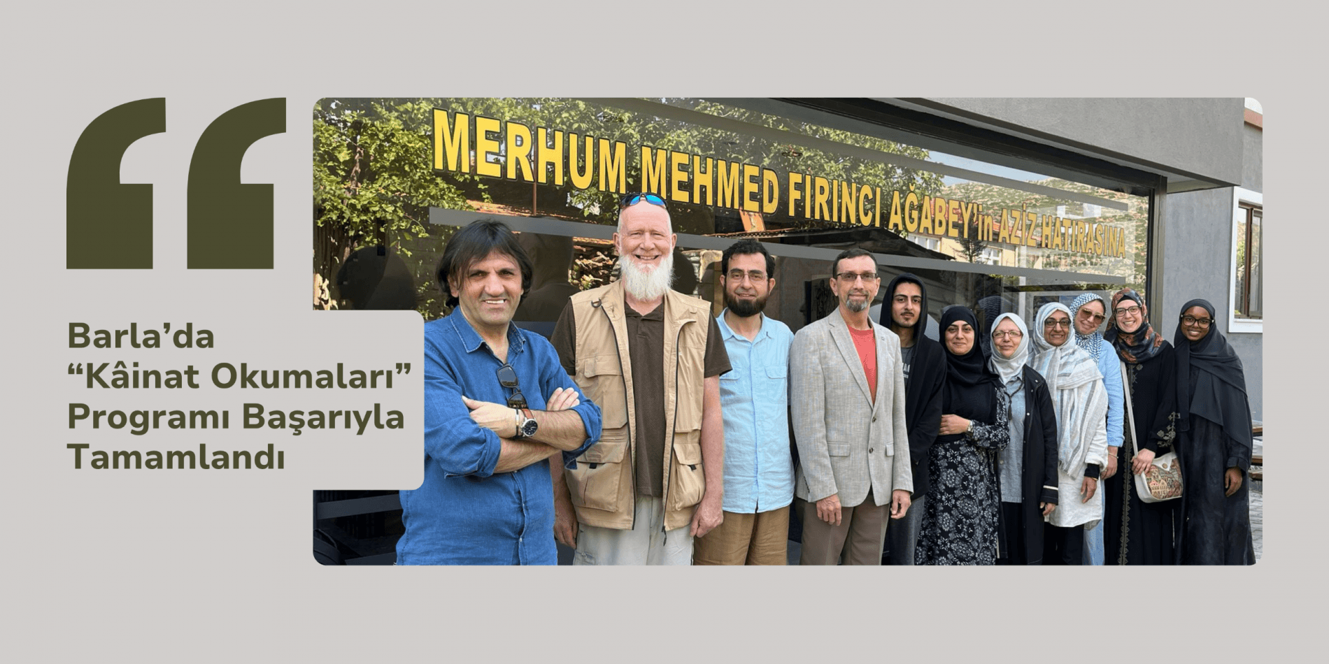 Barla’da “Kâinat Okumaları” Programı Başarıyla Tamamlandı