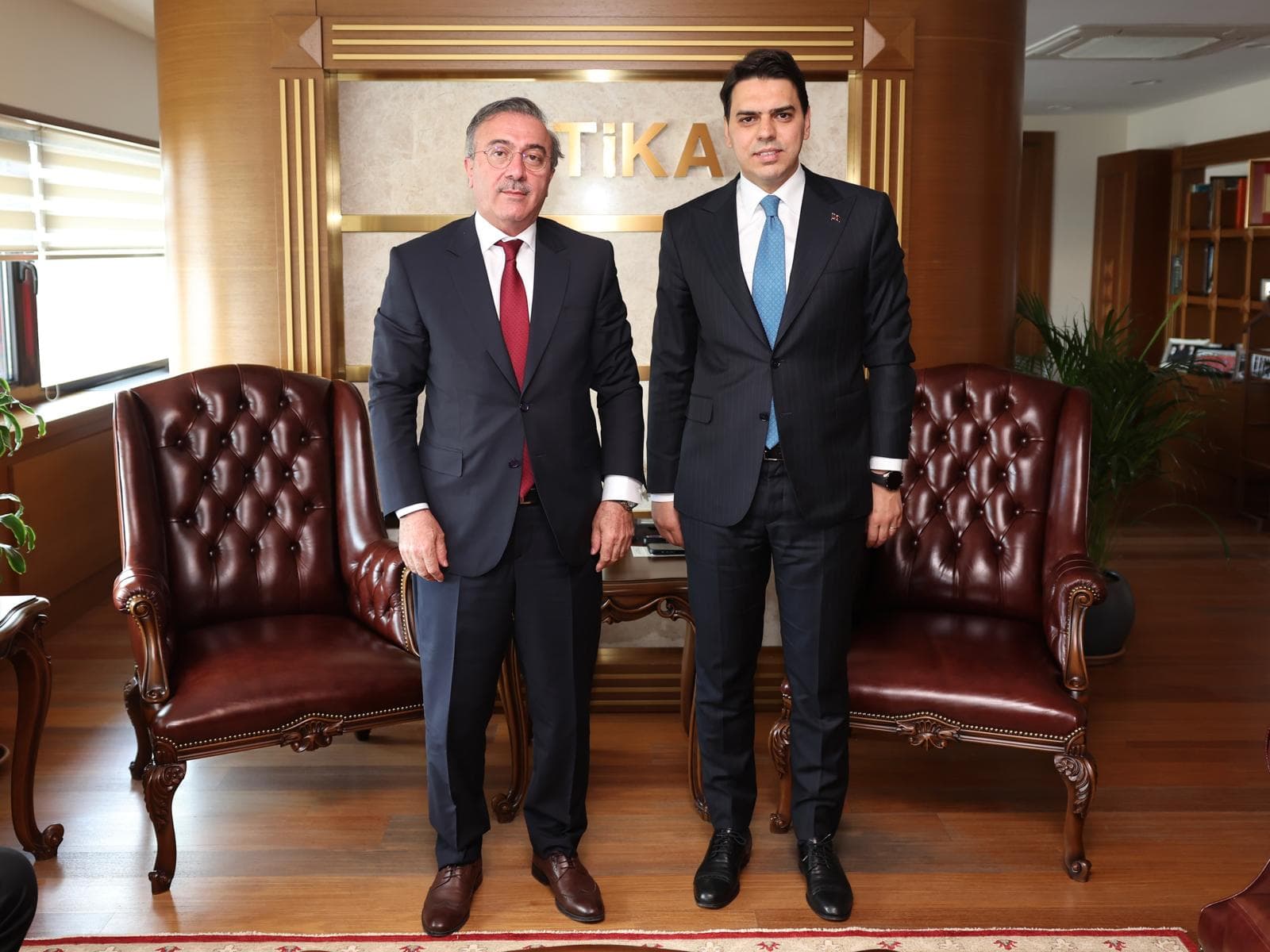 Mütevelli Heyeti Başkanımız Said Yüce, TİKA Başkanı Abdullah Eren’i Ziyaret Etti