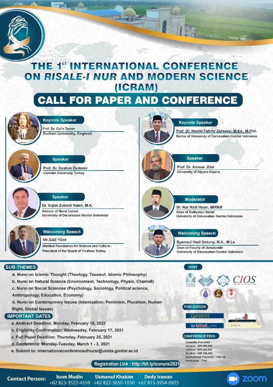 El 1er Congreso Internacional sobre Risale-i Nur y Ciencia Moderna (Icram)
